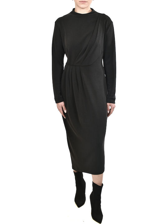 Midi Βραδινό Φόρεμα Black