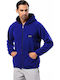 Herren Fleecejacke Blau