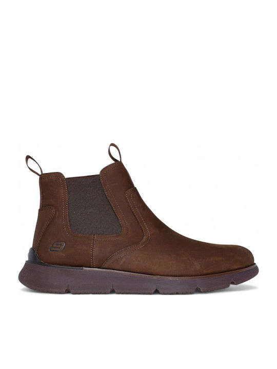 Skechers Augustino Paulo Casual Boots Brown 205227-CHOC