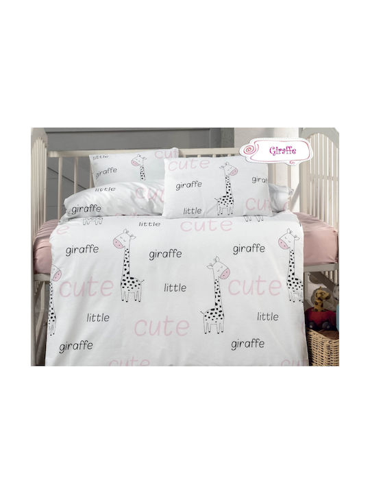 Beauty Home Baby Sheets Set Crib Cotton Rotten Apple Multicolored 100x150cm 4pcs