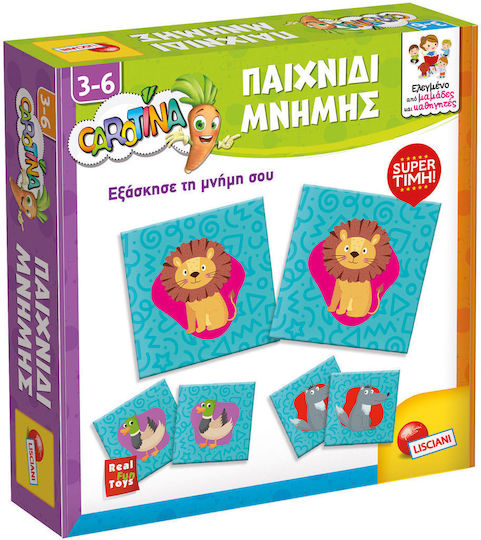 Επιτραπέζιο Παιχνίδι Carotina Baby Memo για 1 Παίκτη 3+ Ετών Lisciani Giochi