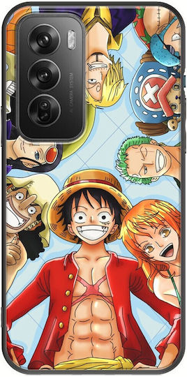 One Piece Oppo Reno 12 Pro 5g Black TPU Black Silicone
