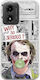 Why So Serious Motorola Moto G04 Flexible Tpu Διάφανη Σιλικόνη