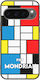 Piet Mondrian Google Pixel 9 5g Black TPU Black Silicone
