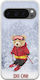 Xmas Bear Ski On Google Pixel 9 5g Flexible TPU Transparent Silicone