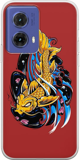 Pește Japonez Motorola Moto G85 5G TPU Flexibil Silicon Transparent