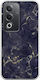 Achatstein Dunkelblau Oppo A80 5G Flexibles TPU Transparentes Silikon