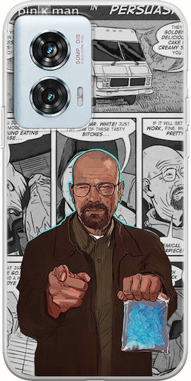 Heisenberg Motorola Edge 50 Fusion 5g Гъвкав TPU Прозрачен Силикон