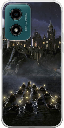 Harry Potter Hogwarts Motorola Moto G04s Flexible TPU Transparent Silicone