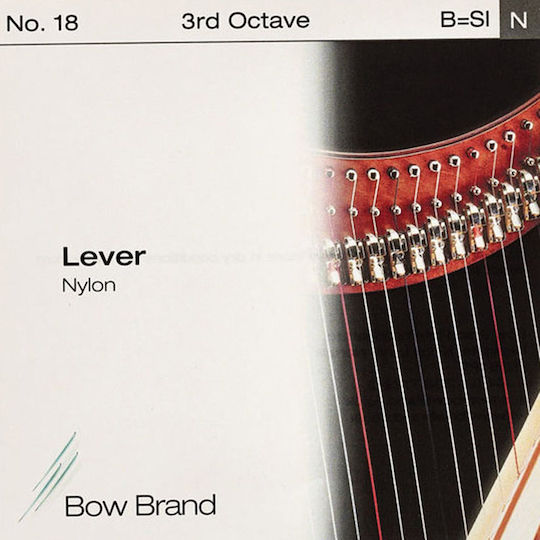 Bow Brand Single Nylon Harp String Lever for 3rd Octave