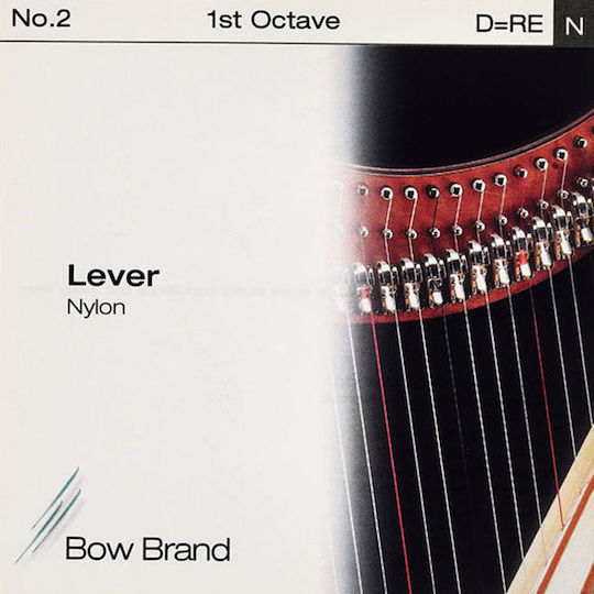 Bow Brand Single Nylon Harp String for 1st Octave