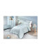 Guy Laroche Sheet Set Single Cotton Paw Ciel 165x250cm 3pcs