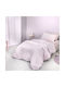 Guy Laroche Sheet Set Single with Elastic Band Cotton Cosmos Pudra 100x200cm 3pcs