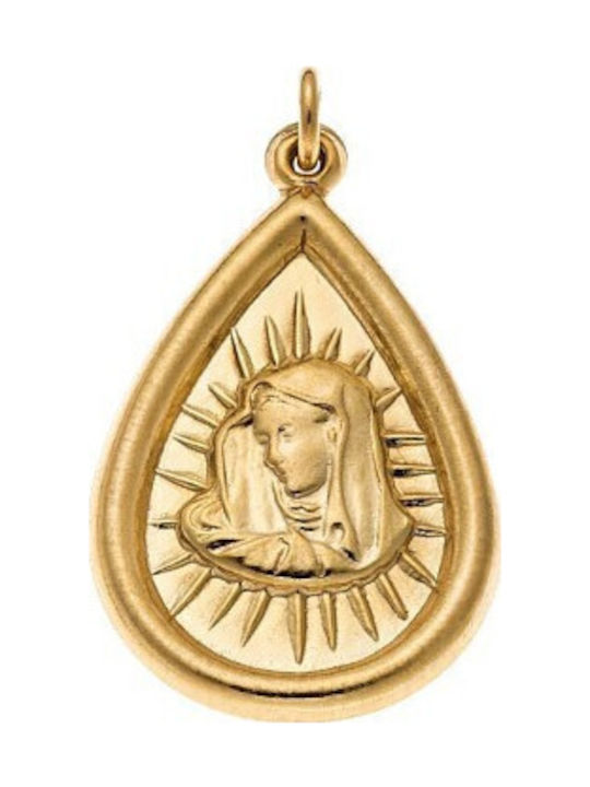 Senza Charm Talisman Constantin Lacrimă Din Argint Placat Cu Aur
