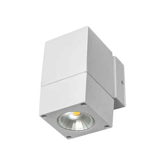 KT Lighting Spot de exterior montat pe perete LED 6.2W cu Alb Cald Lumină