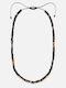 Men's Handmade Onyx Tiger Eye Necklace Chrysostomos