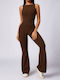 Women's One-piece Suit Coffee