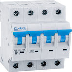 Elmark Automatic Circuit Breaker 25A Quadruple-pole 41825C