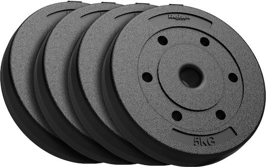 Σετ Δίσκοι 4 x 5kg Φ31mm