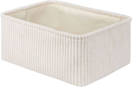 Butlers Coș de Depozitare Tesatura Bej 38x29cm 1buc