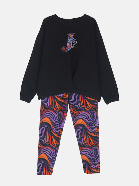 Kinder-Set mit Leggings Winter 2Stück Black Stay Golden