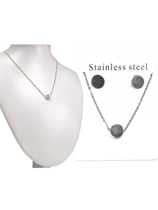 Isay Collection Σετ με Κολιέ & Σκουλαρίκια από ...