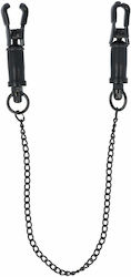 Virgite Nipple Clamps in Black Color