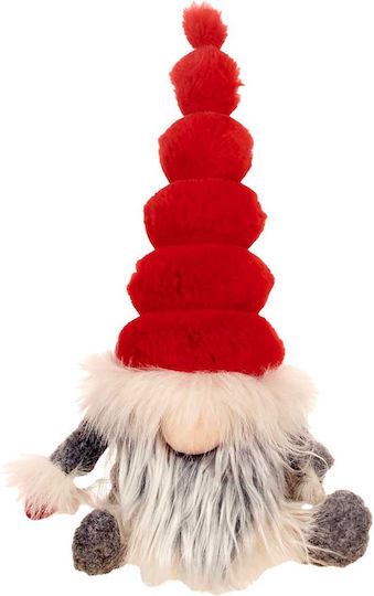 TnS Weihnachtliche Plüsch Figur Zwerge Gray Höhe 30cm
