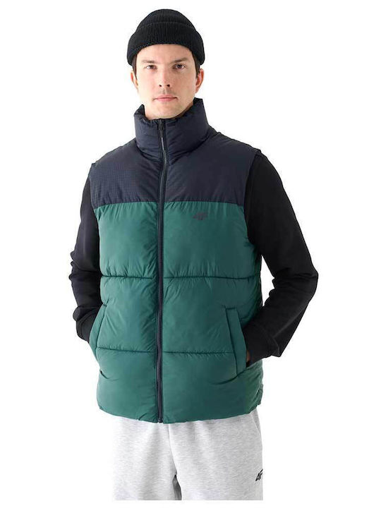 Sleeveless Jacket Waterproof Green