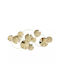 Inart Geometric Decorative Element Lacy Gold Metallic 118x5x57cm