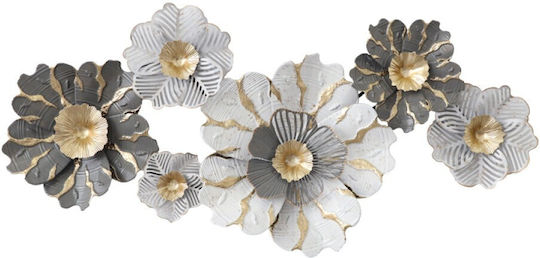 Inart Wanddekoration Daisy 131x9,5x64cm