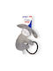 Παιχνίδι Σκύλου Bunny Grey Hoop Squeaky15x30cm