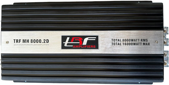 TRF Mh 8000.2d Ενισχυτής Αυτοκινήτου 2 Καναλιών (Κλάση D)