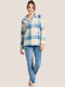 Jeannette Lingerie Χειμερινό Γυναικείο Σετ Πιτζάμας Fleece Σιελ