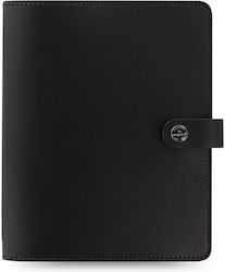 Filofax Notebook A5 Ruled Black