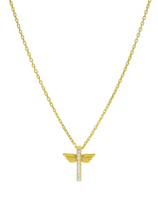 Marea Silver Chain Kids Necklaces Cross D03307/AO