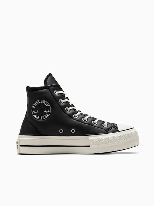 Converse Flatforms Boots Black / Egret