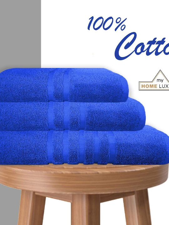 My Home Luxury Facecloth 50x90cm Blue Weight 60...