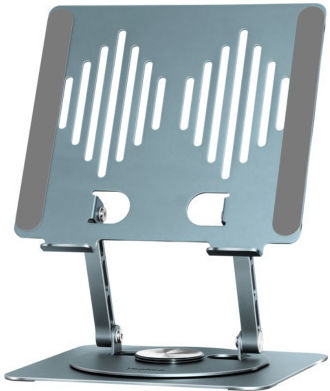 Yenkee Ysn 02 Task Stand Universal Βάση Περιστροφή 360° Ασημί