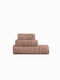 Makis Tselios Home Bath Towel Set 3pcs Dove Beige Weight 550gr/m²