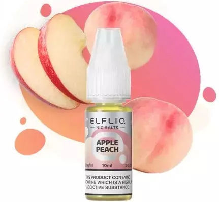 Elf Bar Έτοιμο Υγρό Αναπλήρωσης Nic Salts Apple Peach 10mg 10ml