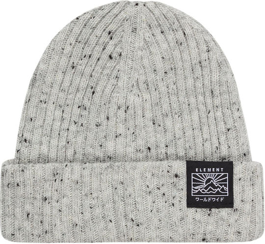 Beanie Unisex Σκούφος Πλεκτός σε Γκρι χρώμα