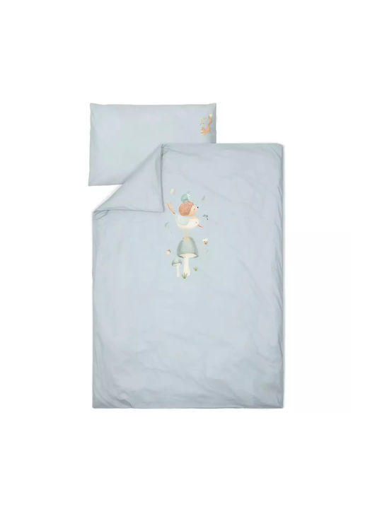 Little Dutch Βρεφική Παπλωματοθήκη Denim Blue D...
