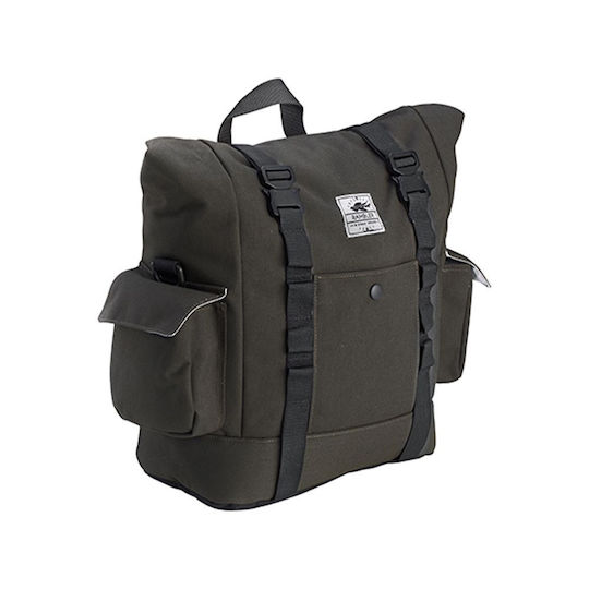Kappa Moto Motorcycle Saddle Side Bag 14lt in Green Colour