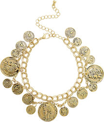 Bracelet Accessory with Gold Coins