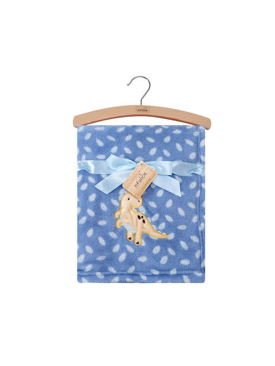 Mother's Choice Blanket Nursery Swaddling Blankets Fleece Light Blue 75x100cm