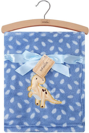 Mother's Choice Pătură Pepinieră Swaddling pături Fleece Albastră 75x100cm