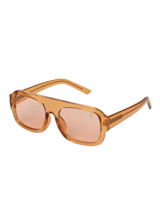 AV Sunglasses Mila Unisex Γυαλιά Ηλίου με Καφέ ...