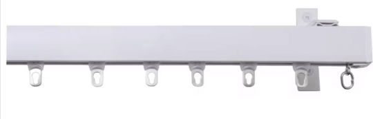 Import Hellas One-Way Aluminum Curtain Track White 180cm 1991-2