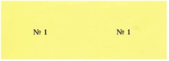Raffle Ticket Book 1-1000 Yellow 10 Pieces 156